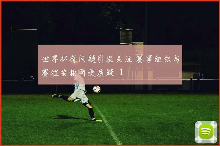 世界杯有问题引发关注 赛事组织与赛程安排再受质疑_1